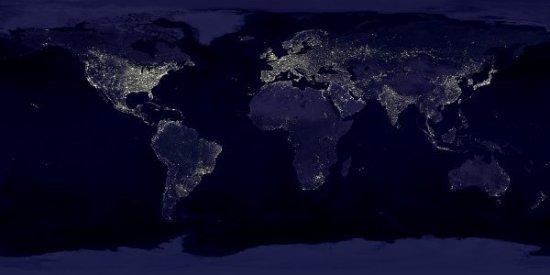 http://commons.wikimedia.org/wiki/File:Earthlights_dmsp.jpg