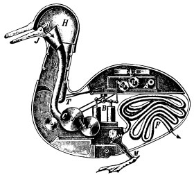http://commons.wikimedia.org/wiki/File:Duck_of_Vaucanson.jpg