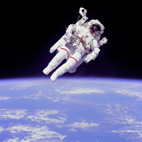 http://commons.wikimedia.org/wiki/File:Astronaut-EVA.jpg