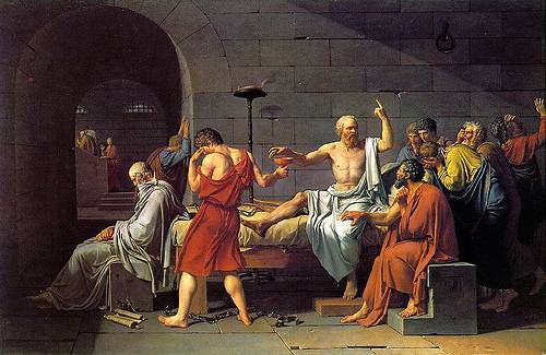 http://commons.wikimedia.org/wiki/File:David_-_The_Death_of_Socrates.jpg