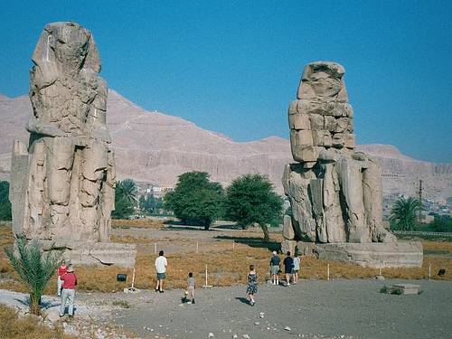 http://commons.wikimedia.org/wiki/File:Egypt.ColossiMemnon.03.jpg
