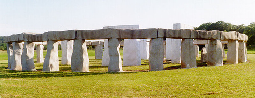 http://commons.wikimedia.org/wiki/File:Stonehenge_texas_01.JPG