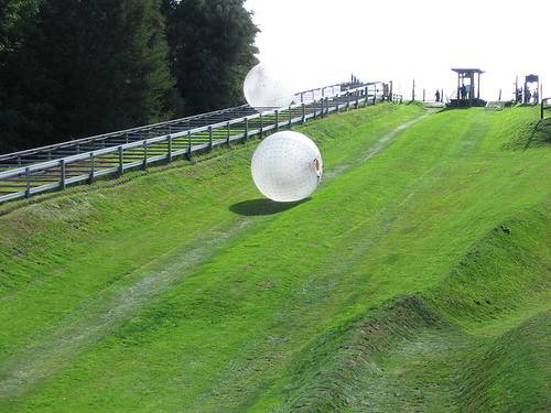 http://commons.wikimedia.org/wiki/Image:Zorbing.jpg