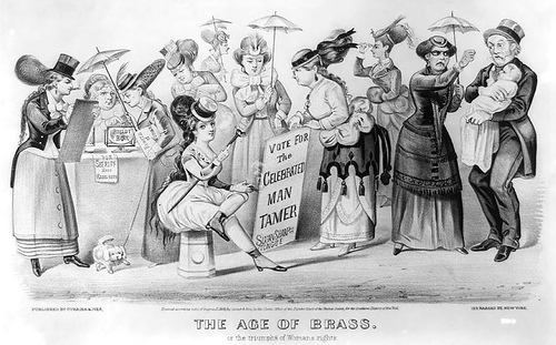 http://commons.wikimedia.org/wiki/File:Age-of-Brass_Triumph-of-Womans-Rights_1869.jpg