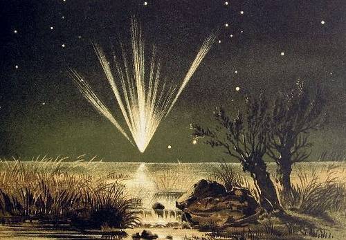 http://commons.wikimedia.org/wiki/File:Great_Comet_1861.jpg