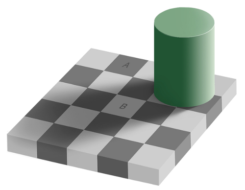 http://commons.wikimedia.org/wiki/File:Same_color_illusion.png