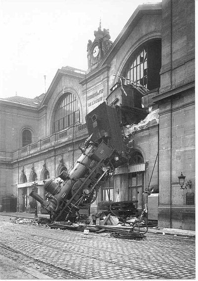 http://commons.wikimedia.org/wiki/File:Train_wreck_at_Montparnasse_1895.jpg