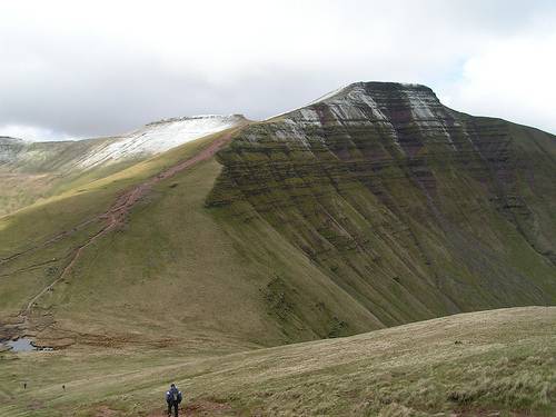 http://commons.wikimedia.org/wiki/File:Pen_y_Fan_from_Cribyn.jpg