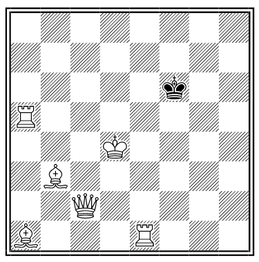 white to mate in less than a move