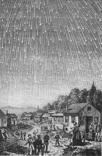 http://en.wikipedia.org/wiki/Image:Leonids-1833.jpg