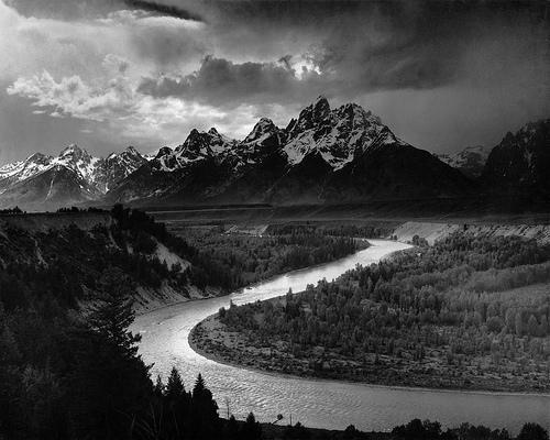 http://commons.wikimedia.org/wiki/Image:Adams_The_Tetons_and_the_Snake_River.jpg