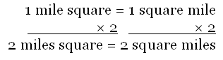 square-mile fallacy