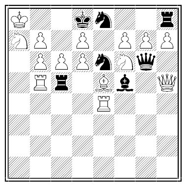 leathem chess puzzle - 28 checks