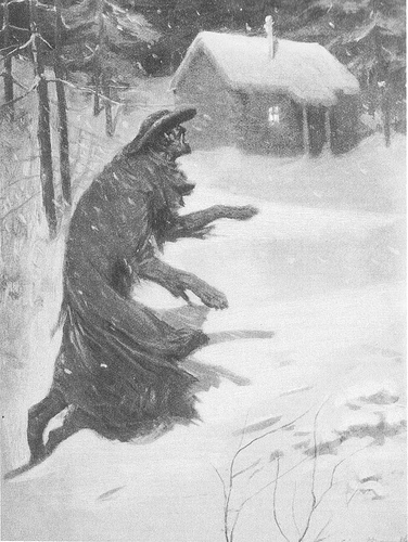 werewolf returning home