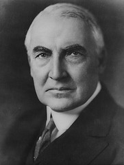 http://commons.wikimedia.org/wiki/File:Warren_G_Harding_portrait_as_senator_June_1920.jpg