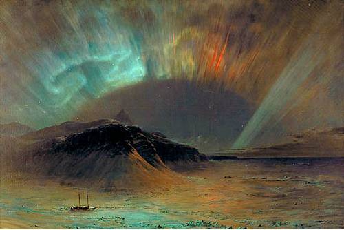 http://commons.wikimedia.org/wiki/File:Frederic_Edwin_Church_Aurora_Borealis.jpg