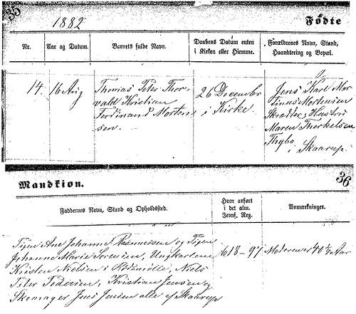 http://en.wikipedia.org/wiki/File:Christian_Mortensen_birth_record.png