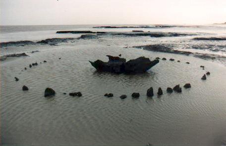 http://commons.wikimedia.org/wiki/File:Seahenge.jpg