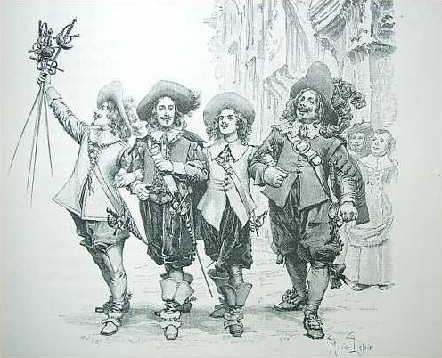 http://commons.wikimedia.org/wiki/File:Dartagnan-musketeers.jpg