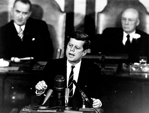 http://commons.wikimedia.org/wiki/File:Kennedy_Giving_Historic_Speech_to_Congress_-_GPN-2000-001658.jpg