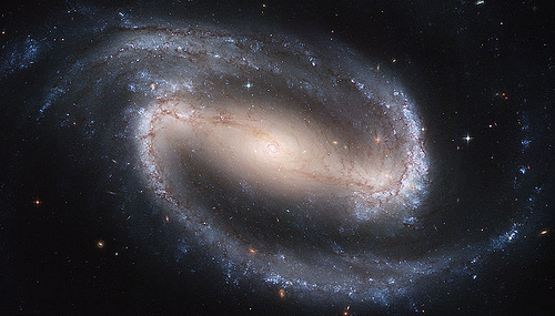 http://commons.wikimedia.org/wiki/File:Hubble2005-01-barred-spiral-galaxy-NGC1300.jpg