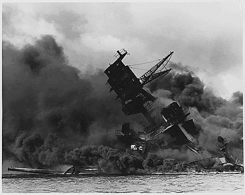 http://commons.wikimedia.org/wiki/File:USSArizona_PearlHarbor.jpg