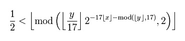 tupper's self-referential formula