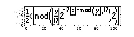 http://commons.wikimedia.org/wiki/File:Tupper's_self_referential_formula_plot.png