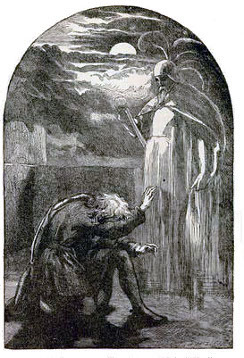 http://commons.wikimedia.org/wiki/File:John_Gilbert_-_Hamlet_in_the_Presence_of_His_Father's_Ghost.JPG