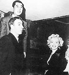 http://en.wikipedia.org/wiki/File:Joe_DiMaggio,_Marilyn_Monroe_and_Tstsuzo_Inumaru.jpg