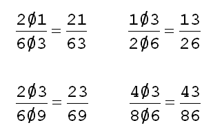 canceling zeros