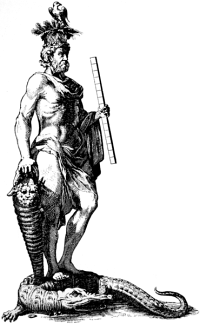 http://commons.wikimedia.org/wiki/File:Serapis_on_crocodile.png