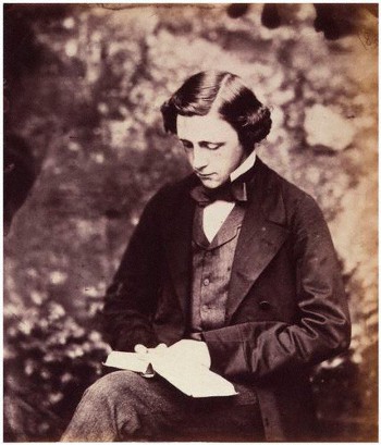 http://commons.wikimedia.org/wiki/File:Lewis_Carroll_Self_Portrait_1856_circa.jpg