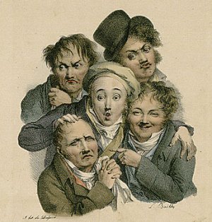 http://commons.wikimedia.org/wiki/File:Louis_L%C3%A9opold_Boilly_-_Les_grimaces.jpg