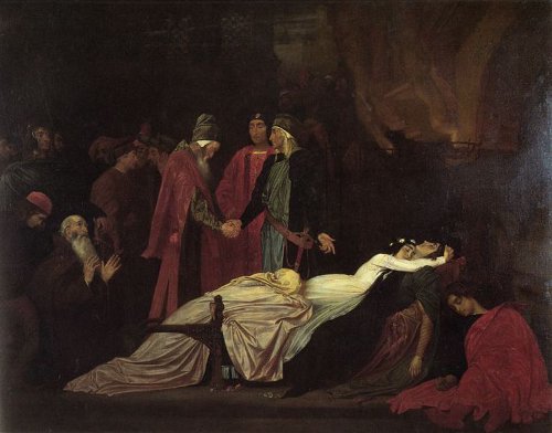 http://commons.wikimedia.org/wiki/File:Frederick_Leighton_-_The_Reconciliation_of_the_Montagues_and_Capulets_over_the_Dead_Bodies_of_Romeo_and_Juliet.jpg