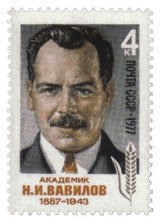 http://commons.wikimedia.org/wiki/File:USSR-Stamp-1977-NIVavilov.jpg