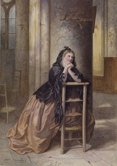 http://commons.wikimedia.org/wiki/File:Alexandre_Couder_-_Woman_Kneeling_in_Prayer_-_Walters_371369.jpg
