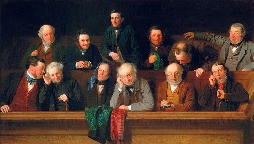 http://commons.wikimedia.org/wiki/File:The_Jury_by_John_Morgan.jpg