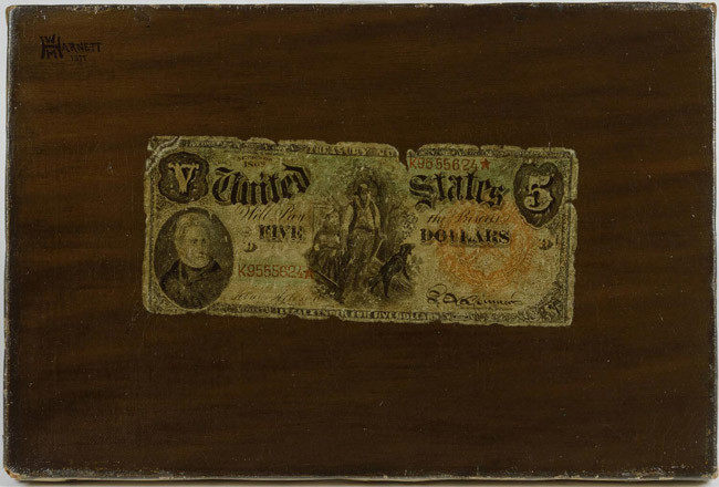 harnett five-dollar bill