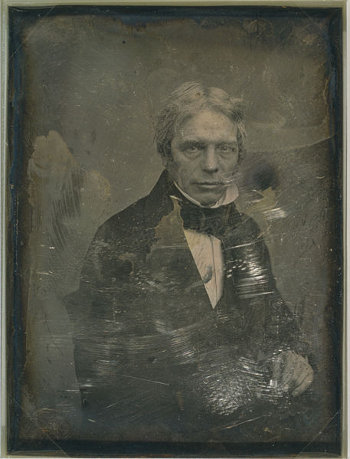 http://commons.wikimedia.org/wiki/File:Michael_Faraday,_by_Mathew_Brady_studio,_between_1844_and_1860.jpg