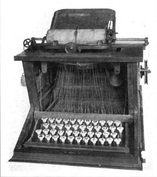 http://commons.wikimedia.org/wiki/File:Sholes_typewriter.jpg