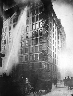 http://commons.wikimedia.org/wiki/File:Image_of_Triangle_Shirtwaist_Factory_fire_on_March_25_-_1911.jpg