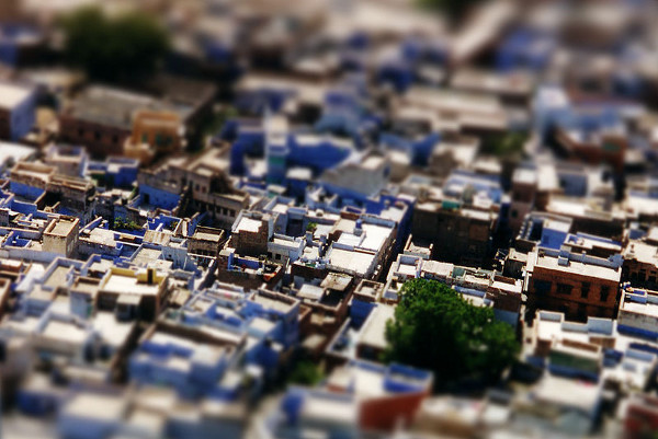 http://en.wikipedia.org/wiki/File:Jodhpur_tilt_shift.jpg