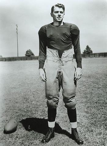 http://commons.wikimedia.org/wiki/File:Ronald_Reagan_in_Knute_Rockne-All_American_1940.jpg