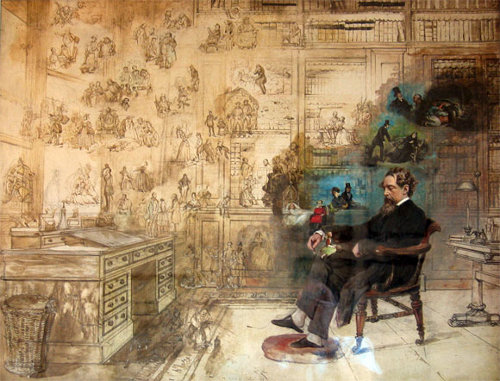 http://commons.wikimedia.org/wiki/File:Dickensdream.jpg