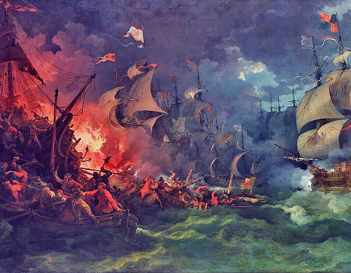 http://commons.wikimedia.org/wiki/File:Loutherbourg-Spanish_Armada.jpg