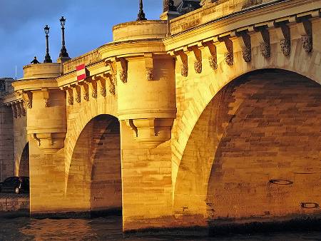 http://commons.wikimedia.org/wiki/File:Pont_Neuf_at_Sunset.jpg