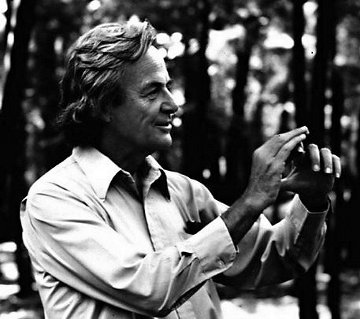 http://commons.wikimedia.org/wiki/File:Richard_Feynman_-_Fermilab.jpg