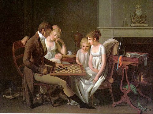 http://commons.wikimedia.org/wiki/File:Boilly-Checkers-1803.jpg