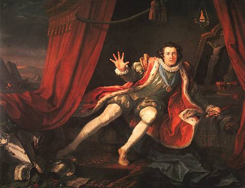 http://commons.wikimedia.org/wiki/File:Hogarth,_William_-_David_Garrick_as_Richard_III_-_1745.jpg